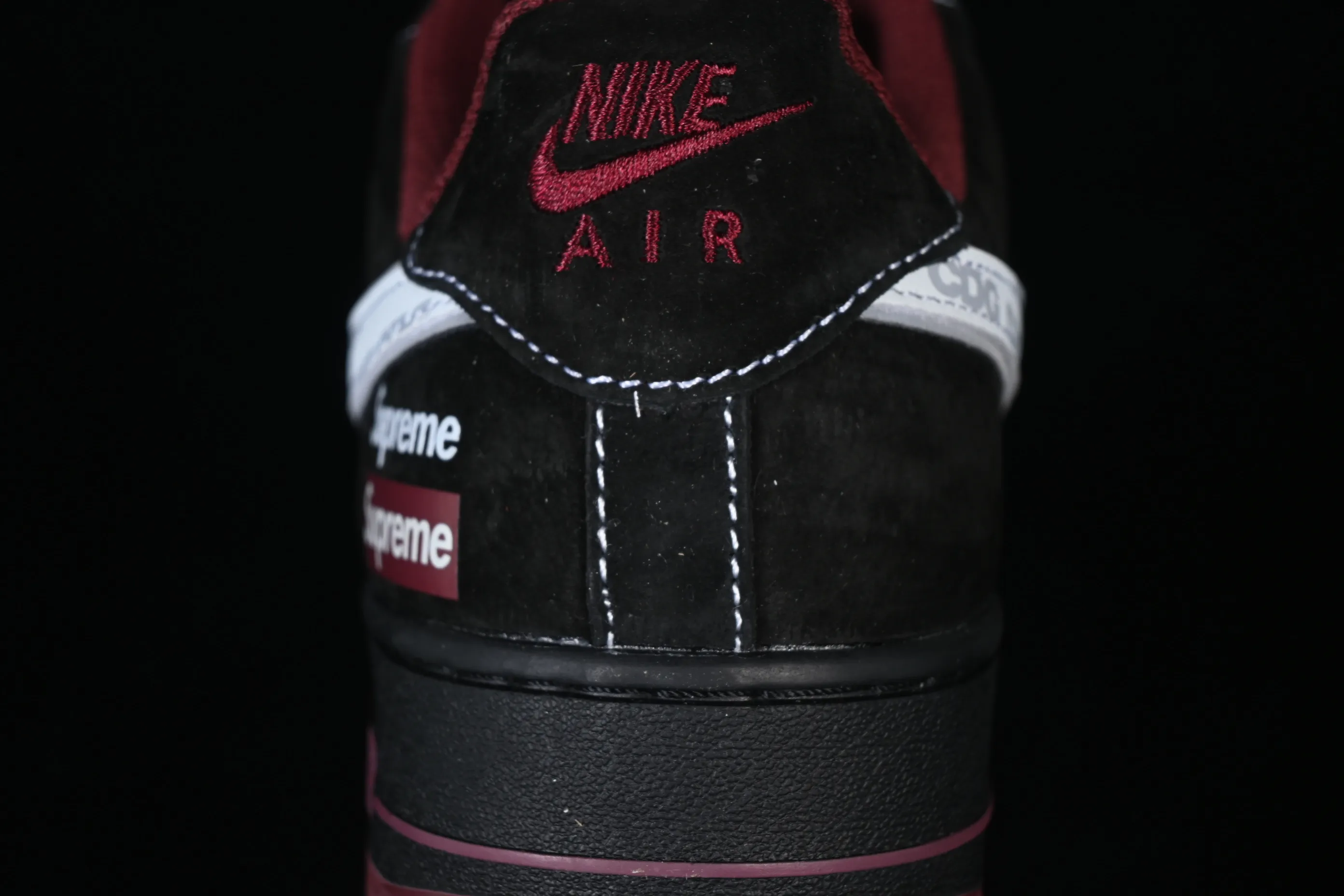 All categories Nk Air Force 1 Air Force series Nk Air Force 1 Low Air Force low top Nike Air Force 1'07 Low Supreme joint black and red grimace Air Force 1 low top casual sneakers XZ6188-117